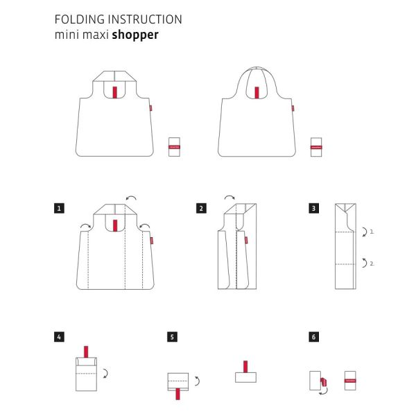 Сумка складная Mini maxi shopper mixed dots, Reisenthel, изображение 5