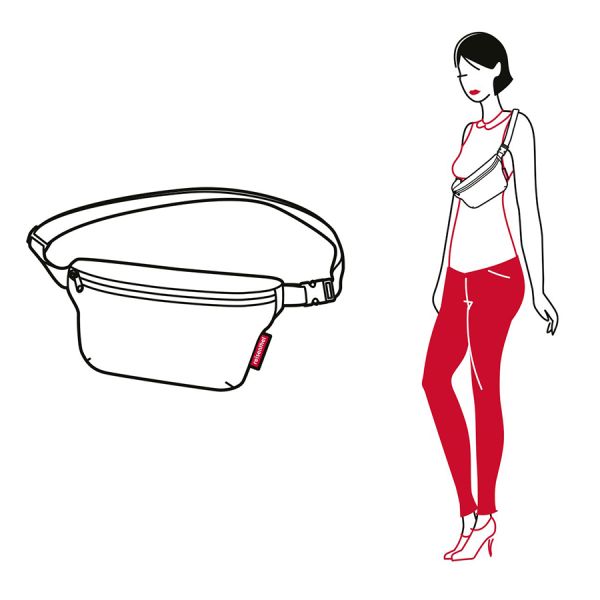 Сумка поясная beltbag S dark ruby, Reisenthel, изображение 3