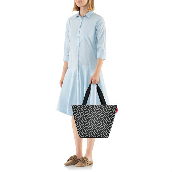 Сумка Shopper M signature black, Reisenthel, изображение 2