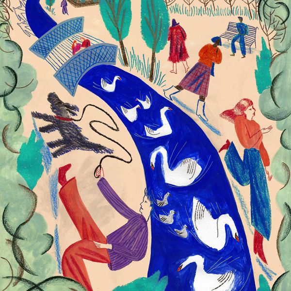 Термос Artist, Joey Yu City Larks, 500 мл, Chilly's Bottles, изображение 2