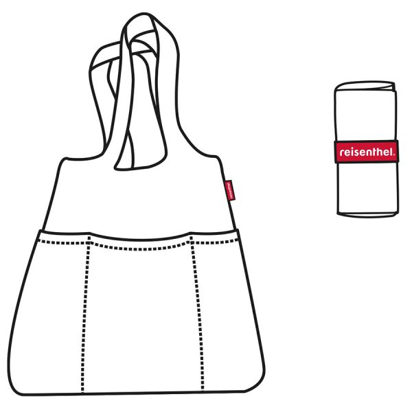 Сумка складная Mini maxi shopper plus bicolor синяя, Reisenthel, изображение 3