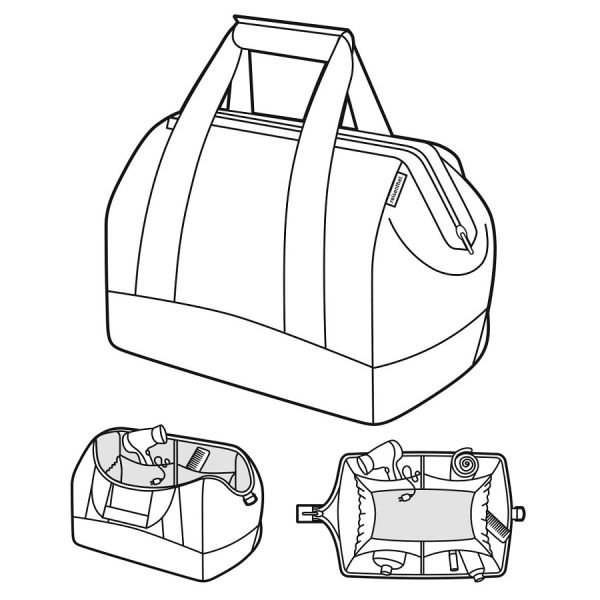 Сумка детская Allrounder M Cats and dogs розовая, Reisenthel, изображение 4