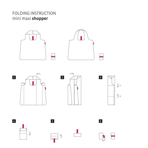 Сумка складная Mini maxi shopper signature lemon, Reisenthel, изображение 4