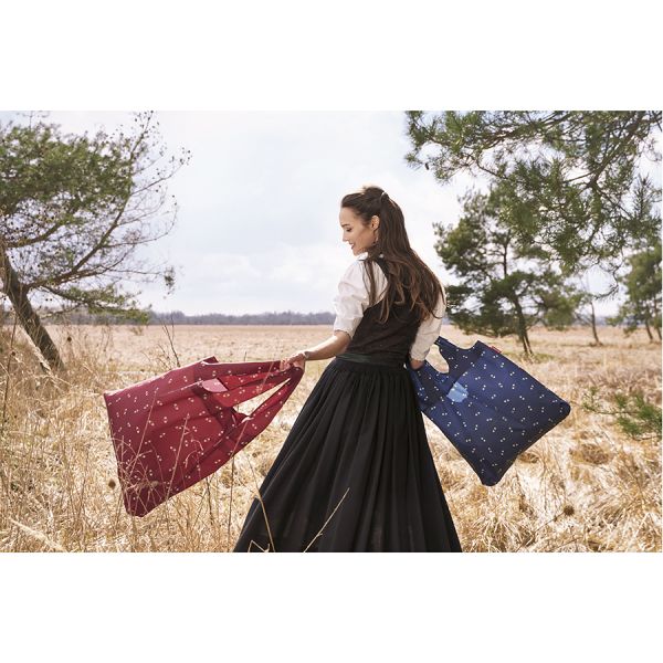 Сумка складная Mini maxi shopper bavaria 5 красная, Reisenthel, изображение 2