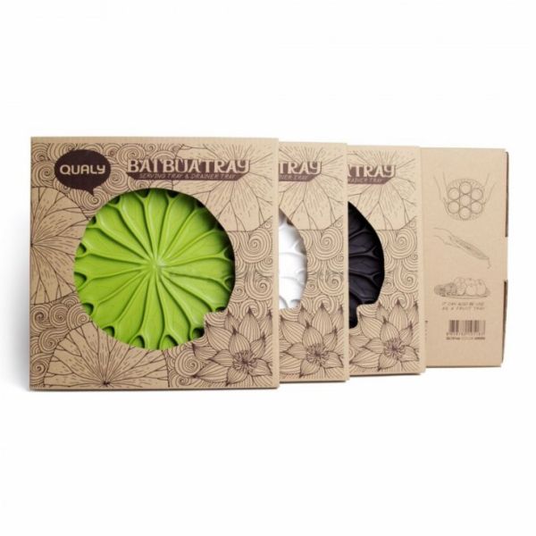 Сушилка-поднос Lotus зеленая, Qualy, изображение 4