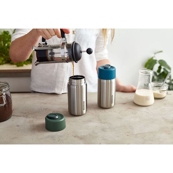 Термокружка Travel Cup, 340 мл, серая, Black+Blum, изображение 4