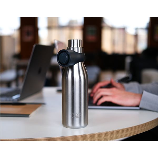 Термобутылка Loop, 500 мл, антрацит, Joseph Joseph, изображение 5