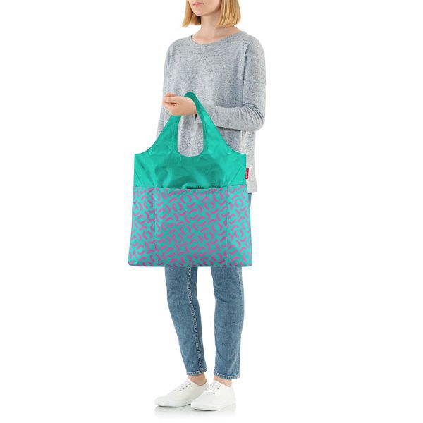Сумка складная Mini maxi shopper plus signature spectra green, Reisenthel, изображение 4