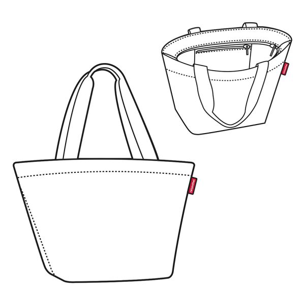 Сумка Shopper M paisley ruby, Reisenthel, изображение 5