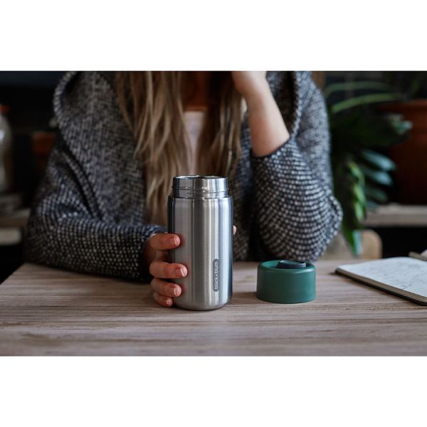 Термокружка Travel Cup, 340 мл, бирюзовая, Black+Blum, изображение 6