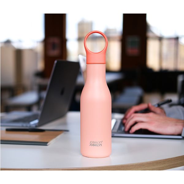 Термобутылка Loop, 500 мл, коралловая, Joseph Joseph, изображение 8