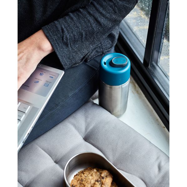 Термокружка Travel Cup, 340 мл, бирюзовая, Black+Blum, изображение 5