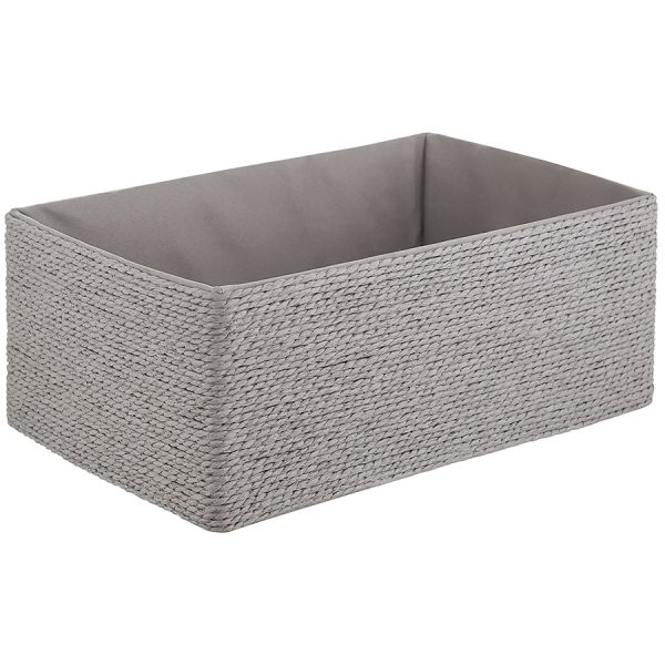 Корзина для хранения Lian, 34х22х14 см, светло-серая, Bergenson Bjorn
