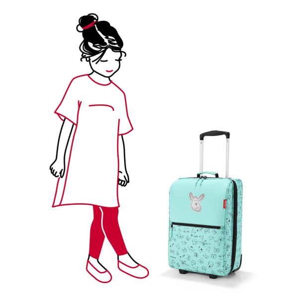 Чемодан детский Trolley XS cats and dogs mint, Reisenthel, изображение 4
