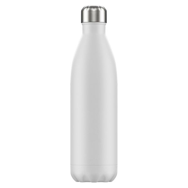 Термос Monochrome, 750 мл, белый, Chilly's Bottles, изображение 5