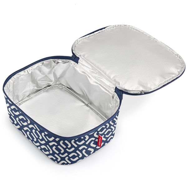 Термосумка Coolerbag M pocket signature navy, Reisenthel, изображение 4