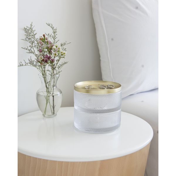 Шкатулка для украшений Tesora стекло-латунь, Umbra, изображение 5