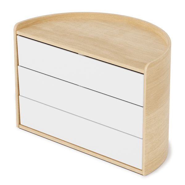 Шкатулка для украшений MOONA белая-дерево, Umbra, изображение 5