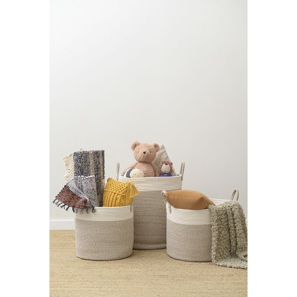 Корзина для хранения Iben, ?50х54 см, кремовая/светло-бежевая, Bergenson Bjorn, изображение 5