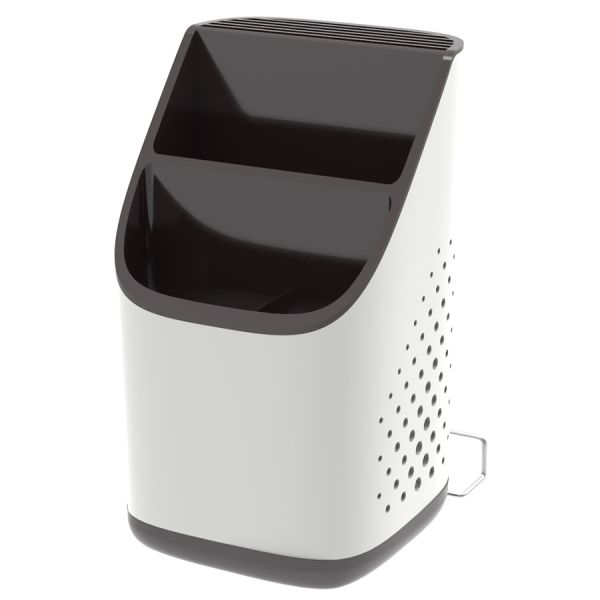 Органайзер для кухонных принадлежностей Ronja, 23х13 см, светло-серый/темно-сливовый, Smart Solutions