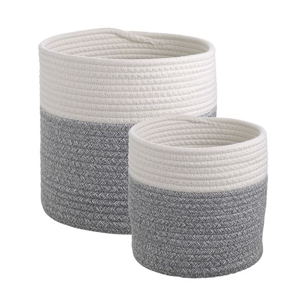 Кашпо Nygard, ?25х24 см, кремовое/светло-серое, Bergenson Bjorn, изображение 4