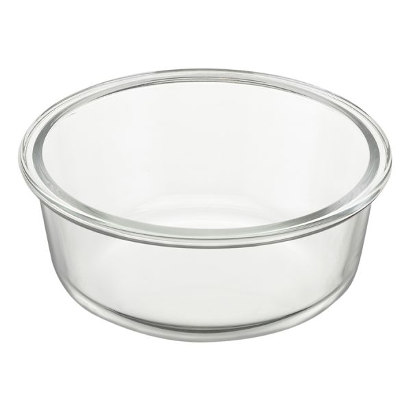 Набор стеклянных круглых контейнеров с бамбуковыми крышками, 3 шт., Smart Solutions, изображение 8