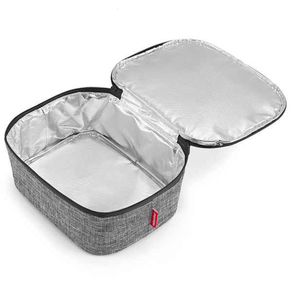 Термосумка Coolerbag M pocket twist silver, Reisenthel, изображение 4