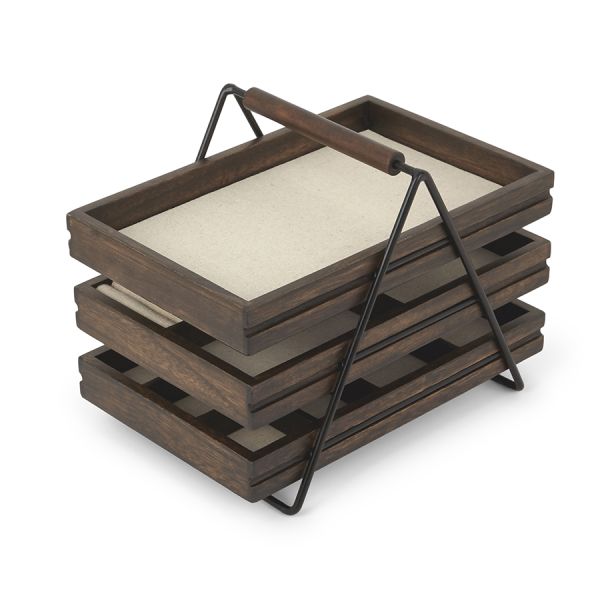 Шкатулка для украшений TERRACE орех, Umbra, изображение 3