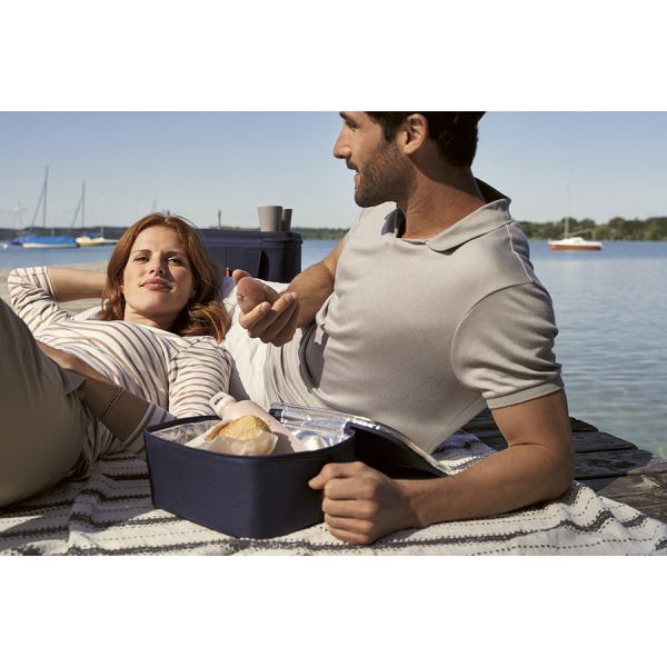 Термосумка Coolerbag M pocket navy, Reisenthel, изображение 3