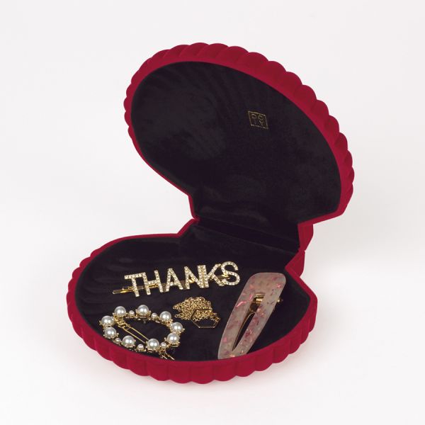 Шкатулка для украшений Shell, красная, Doiy, изображение 2