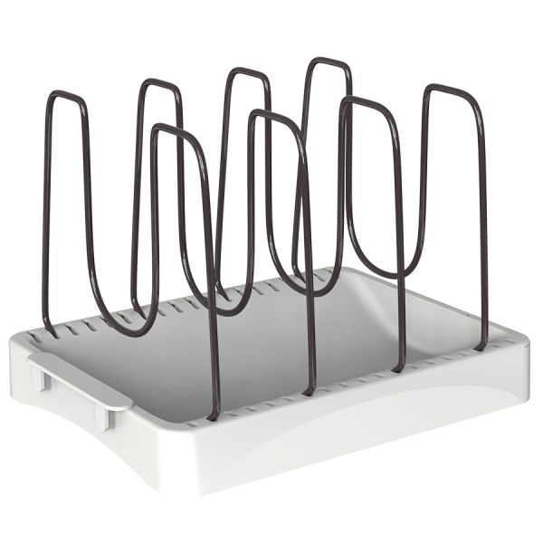 Органайзер для посуды Ronja, 26,8х20,5 см, светло-серый/темно-сливовый, Smart Solutions