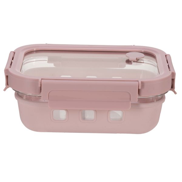 Контейнер для запекания, хранения и переноски продуктов в чехле Smart Solutions, 640 мл, розовый, Smart Solutions, изображение 2