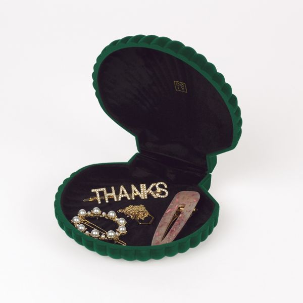 Шкатулка для украшений Shell, зеленая, Doiy, изображение 3