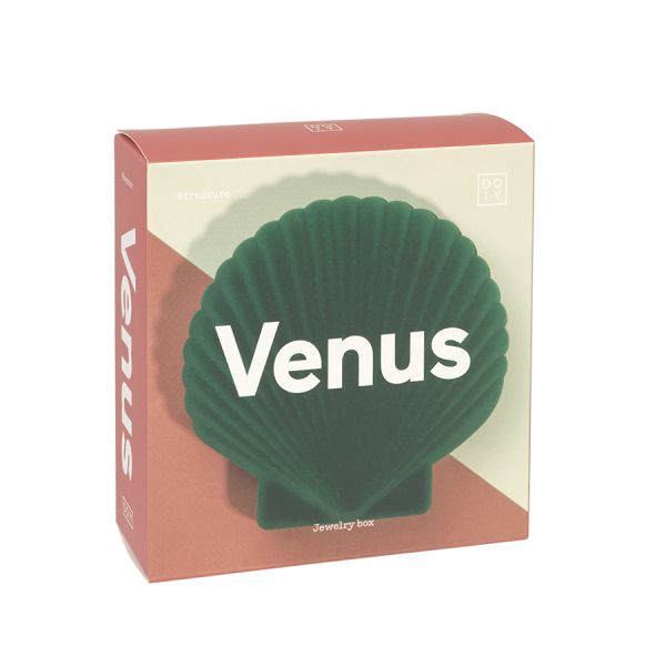 Шкатулка для украшений Shell, зеленая, Doiy, изображение 4