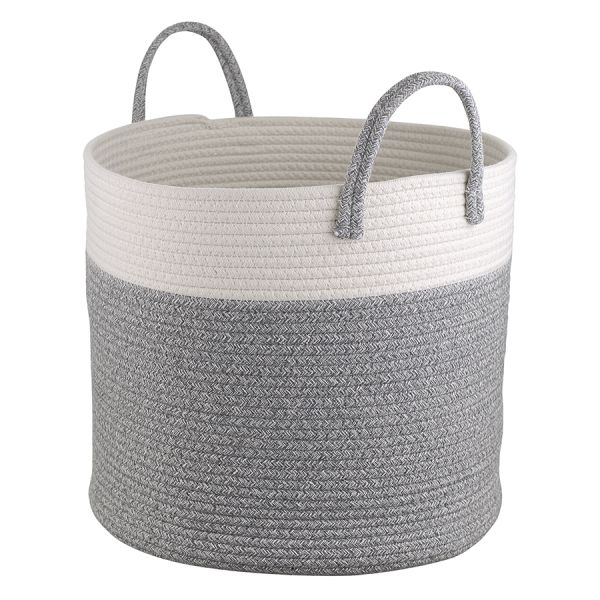 Корзина для хранения Iben, ?40х36 см, кремовая/светло-серая, Bergenson Bjorn