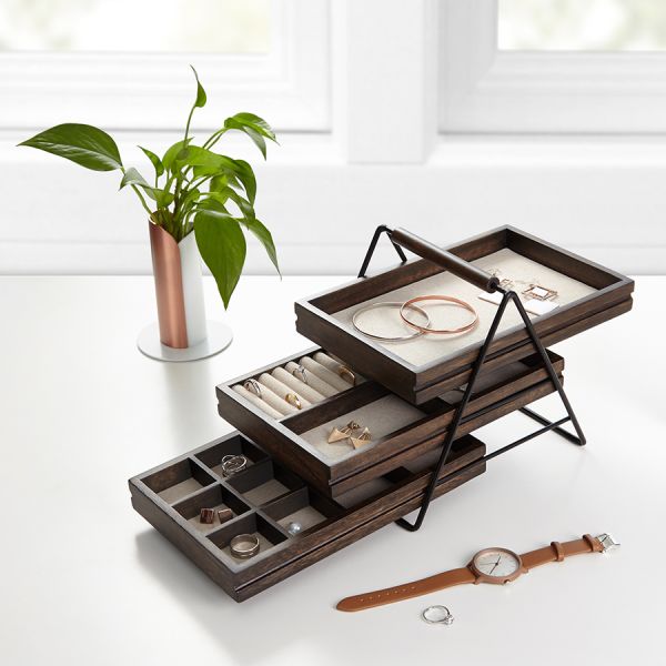 Шкатулка для украшений TERRACE орех, Umbra, изображение 8