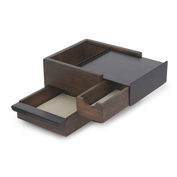 Шкатулка для украшений Stowit Mini чёрная, Umbra, изображение 6