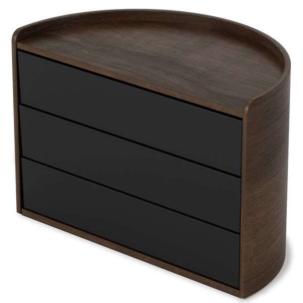 Шкатулка для украшений MOONA черная-орех, Umbra, изображение 6