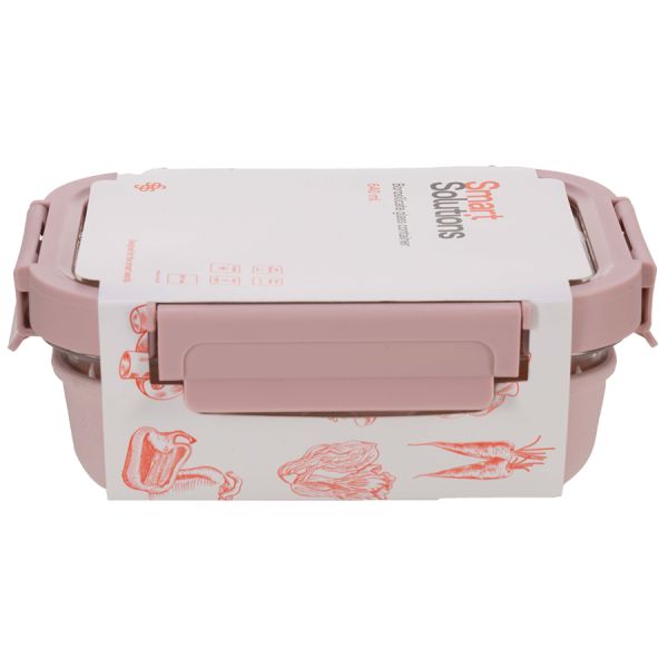Контейнер для запекания, хранения и переноски продуктов в чехле Smart Solutions, 1050 мл, розовый, Smart Solutions, изображение 3