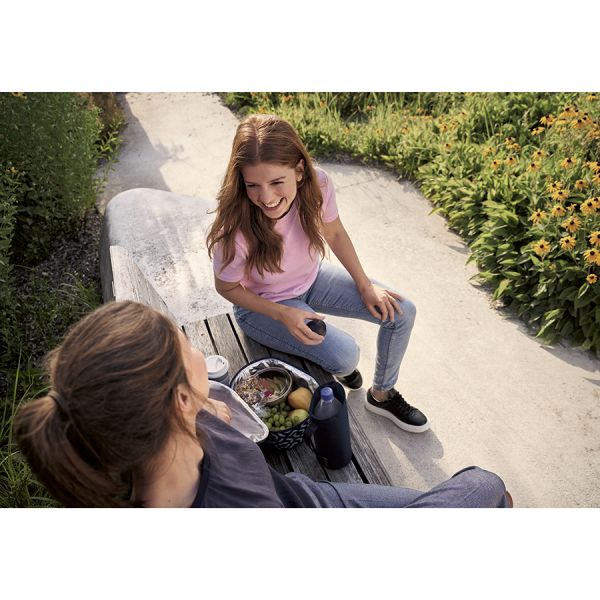 Термосумка Coolerbag M pocket signature navy, Reisenthel, изображение 2