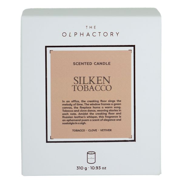 Свеча ароматическая The Olphactory, White Insignia, Silken Tobacco, 60 ч, Ambientair, изображение 10