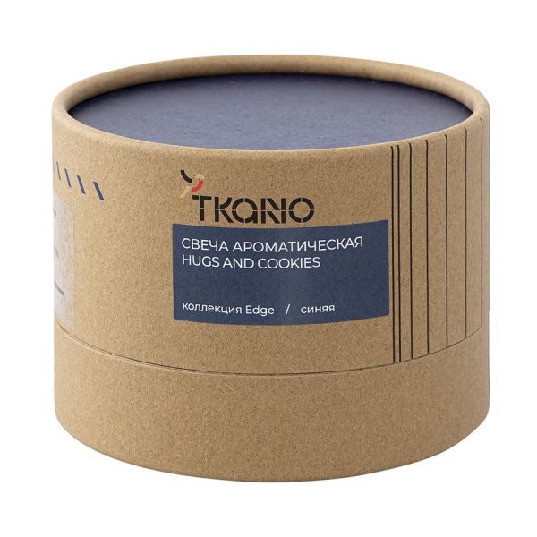 Свеча ароматическая Hugs and Cookies из коллекции Edge, синий, 30 ч, Tkano, изображение 9