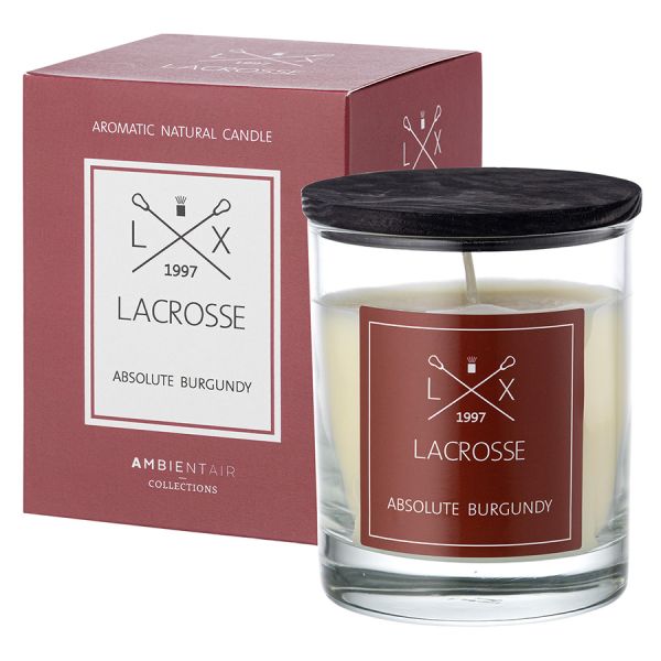 Свеча ароматическая Lacrosse, Absolute Burgundy, 40 ч, Ambientair