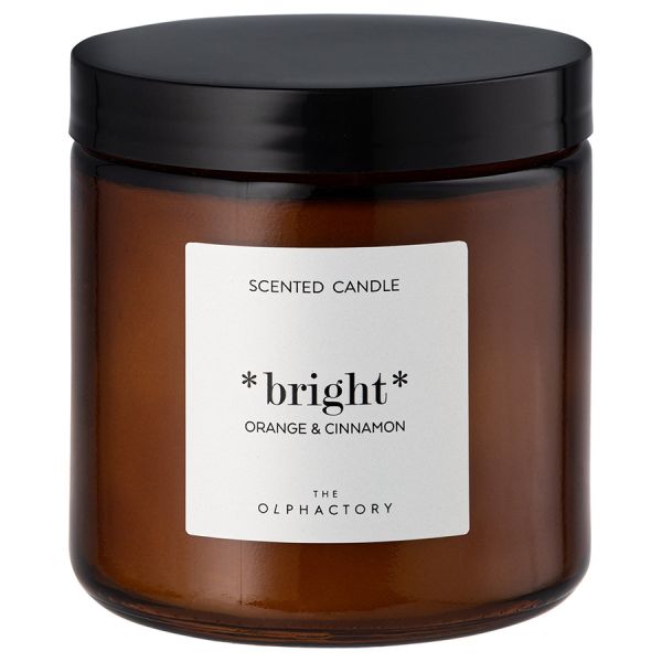 Свеча ароматическая The Olphactory, Bright, Orange&Cinnamon, 60 ч, Ambientair