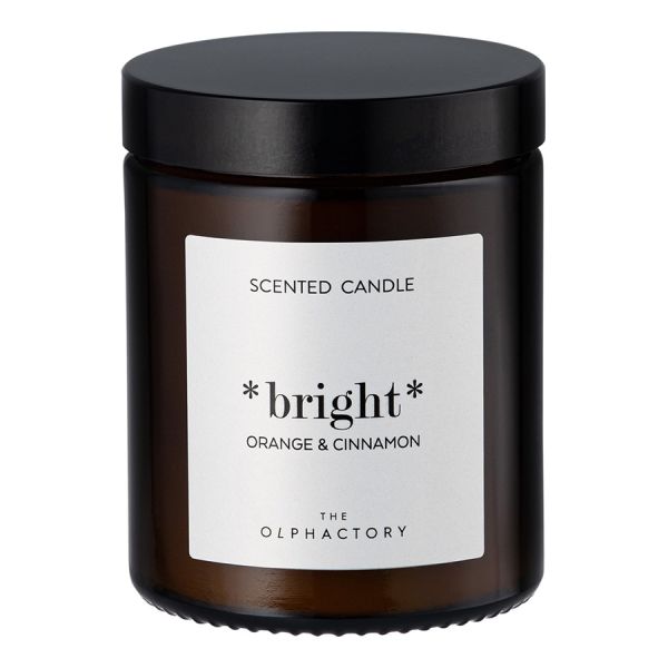 Свеча ароматическая The Olphactory, Bright, Orange&Cinnamon, 30 ч, Ambientair