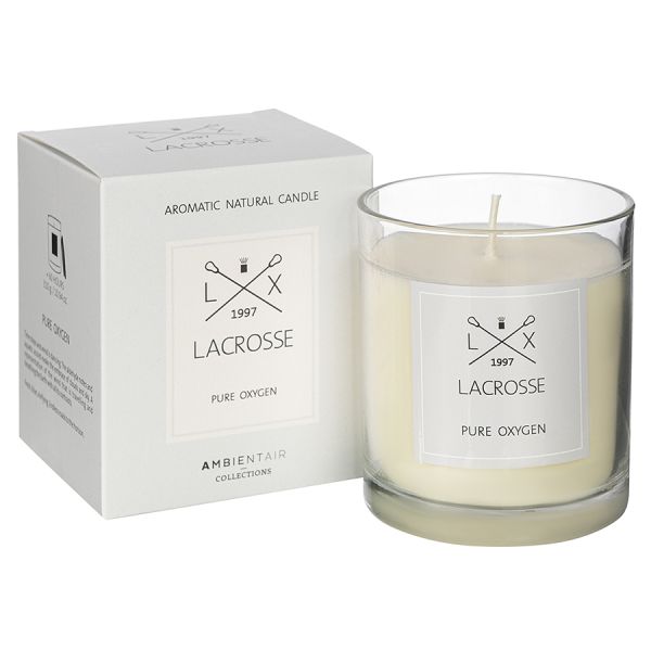 Свеча ароматическая Lacrosse, Pure Oxygen (новая), 60 ч, Ambientair
