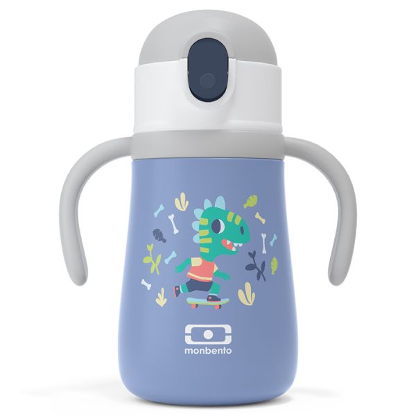 Термос MB Stram, 360 мл, blue Dino, Monbento