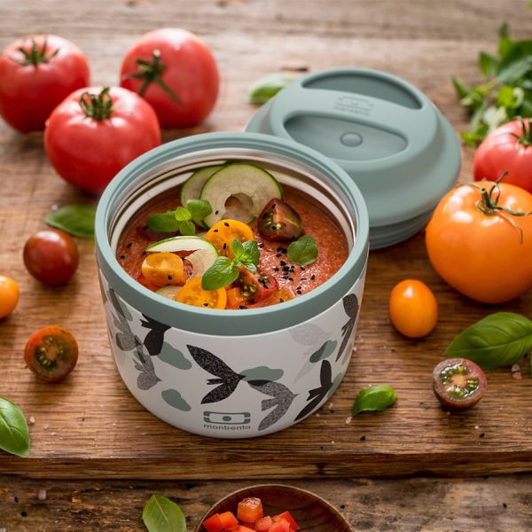 Контейнер для еды MB Element, 550 мл, birds, Monbento, изображение 3