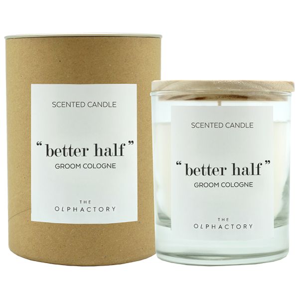 Свеча ароматическая The Olphactory, Better Half, Groom Cologne, 40 ч, Ambientair, изображение 2