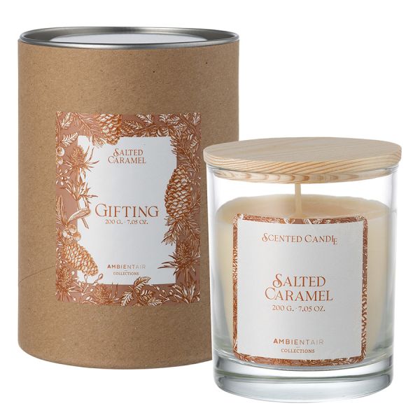 Свеча ароматическая Gifting, Salted Caramel, 40 ч, Ambientair